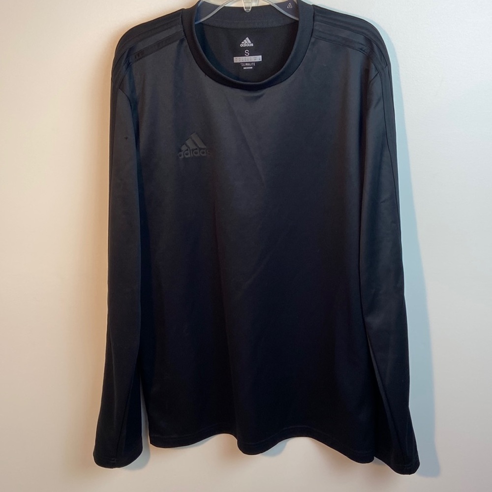 Black Adidas climalite top Size small